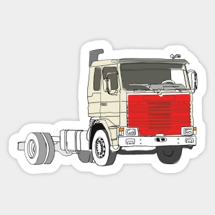 Juggernaut, Vintage Truck, Oldtimer Lorry, Transprt Paintings Sticker